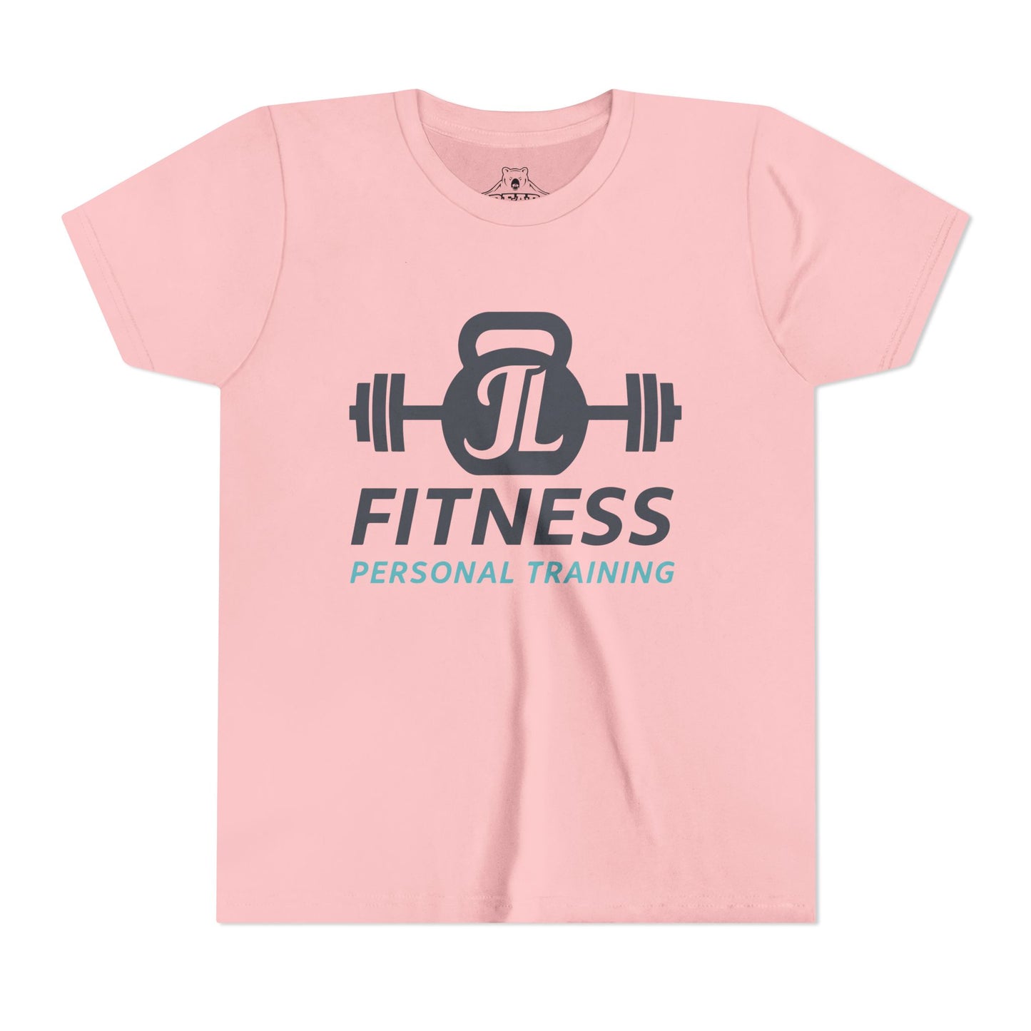 Youth Airlume Cotton Athletic  Tee - JL Kettlebell-JL Fitness