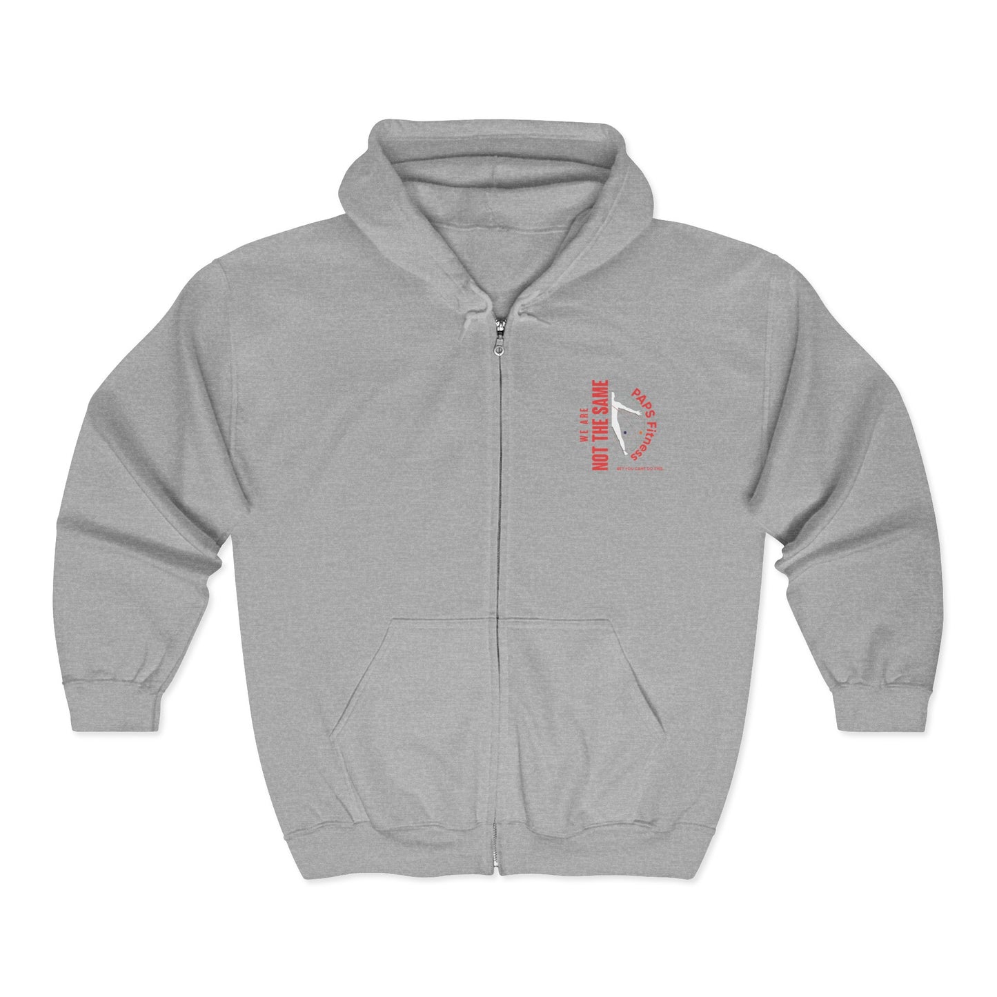 Classic Zip-Up Hoodie - We Are Not The Same -  PAPS FITNESS