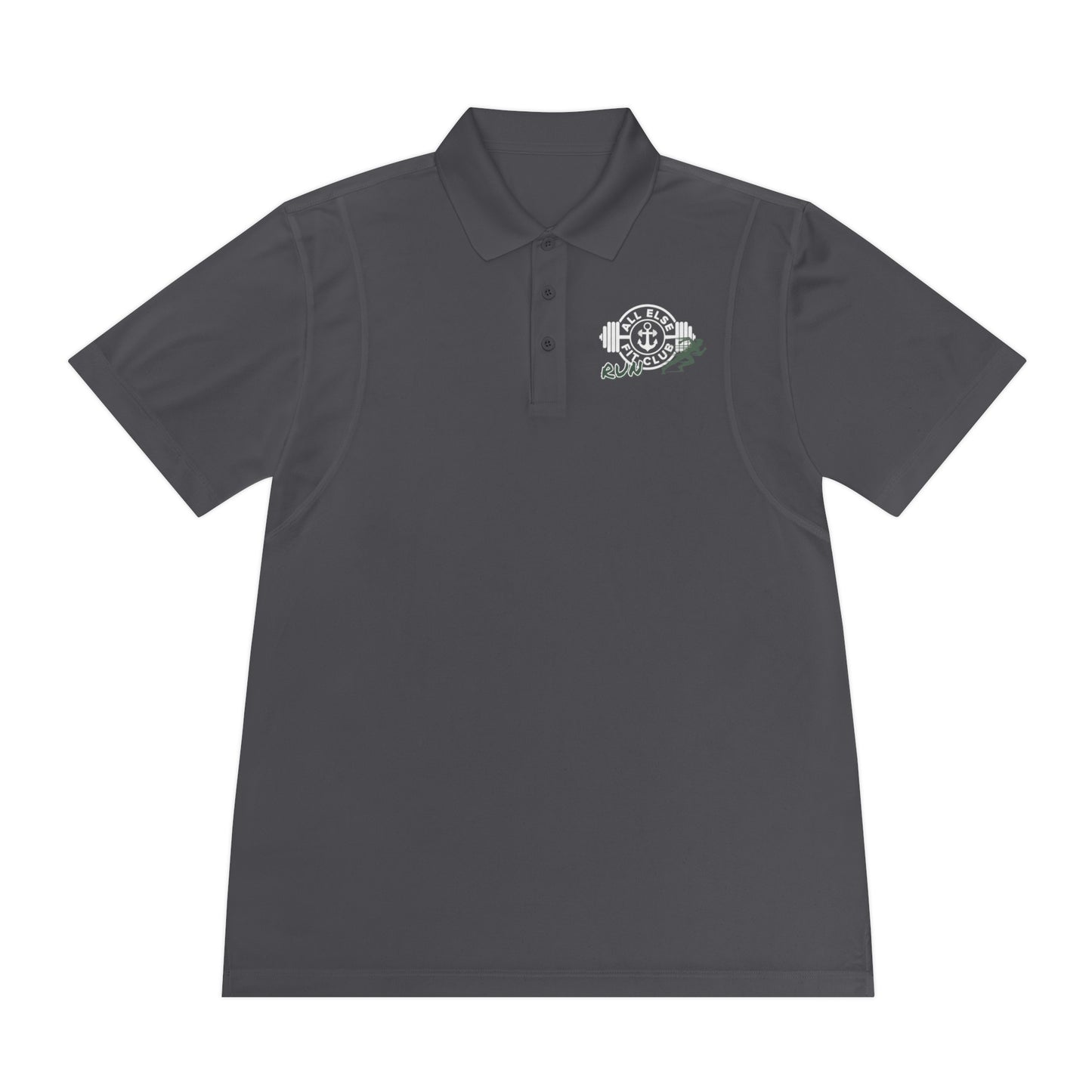 Performance Polo Shirt - Moisture Wicking - AEFC : Run Club -All Else Fit Club