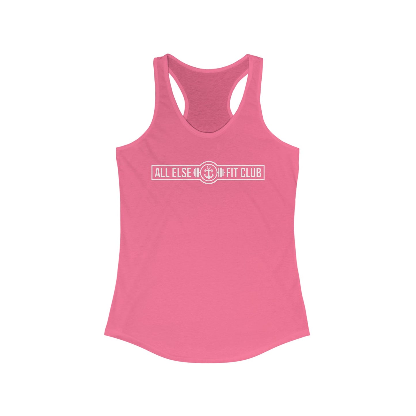 Ladies Racerback Tank - All Else Fit Club