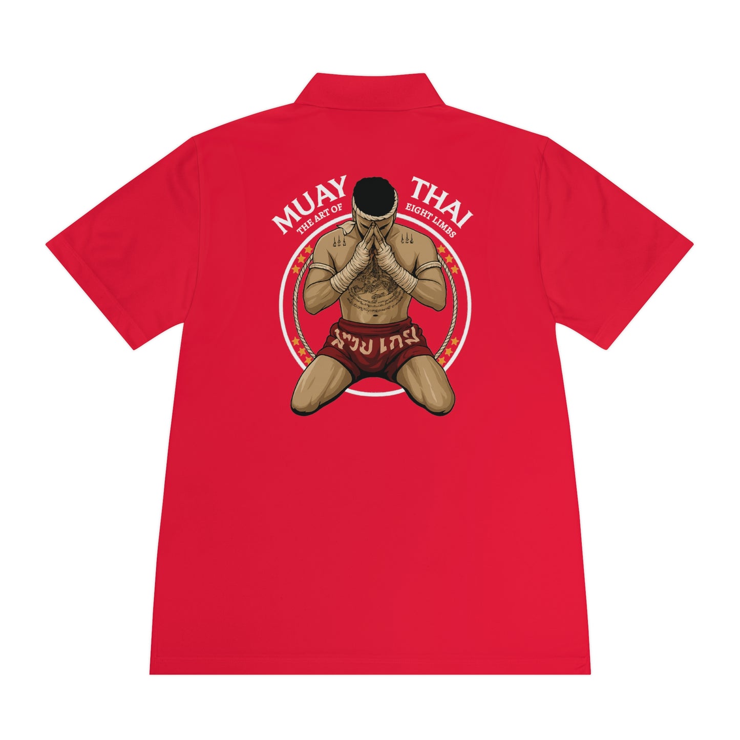 Performance Polo Shirt - Moisture Wicking - 8 limbs - DS Muay Thai Squad