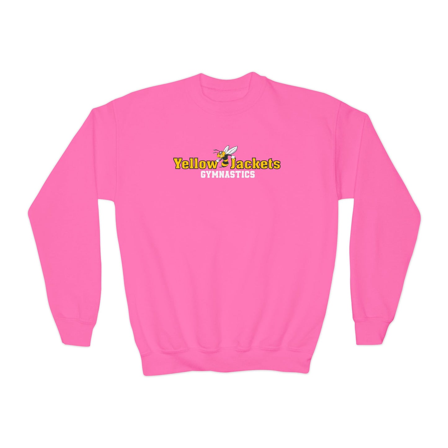Youth Perfect Soft Crewneck Sweatshirt - Yellow Jackets Gymnastics