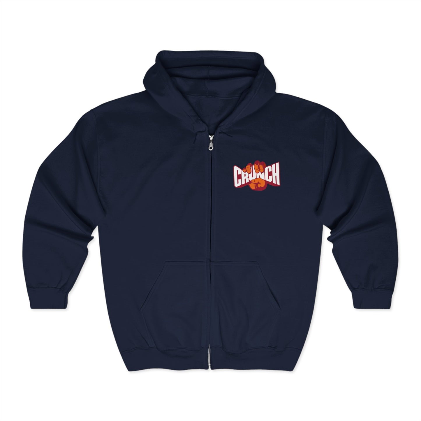 Classic Zip-Up Hoodie - Crunch Fitness