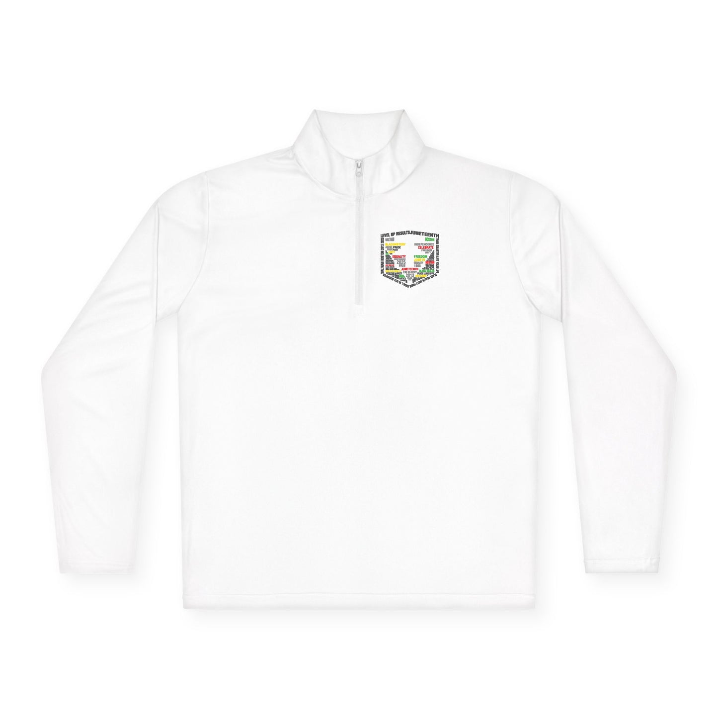 Men’s Performance Quarter-Zip Pullover - Juneteeth - Level Up Fitness