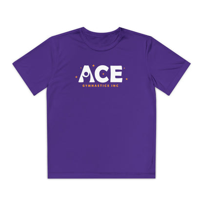 Youth Moisture-Wicking Performance Tee - Ace Gymnastics