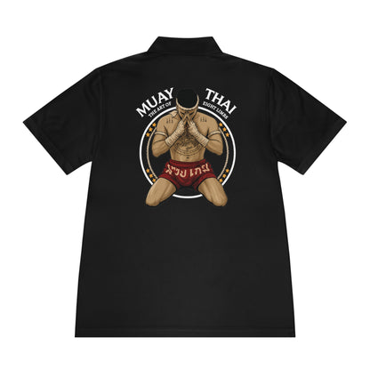 Performance Polo Shirt - Moisture Wicking - 8 limbs - DS Muay Thai Squad