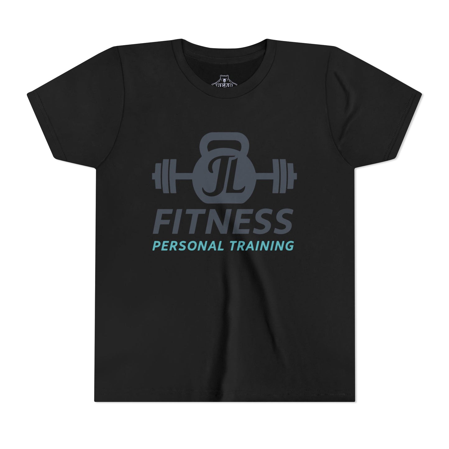 Youth Airlume Cotton Athletic  Tee - JL Kettlebell-JL Fitness