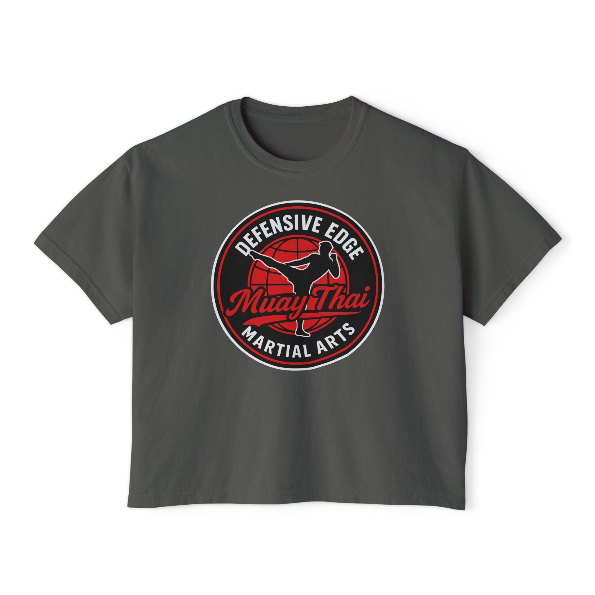 Women’s Oversized Boxy Tee - Muay Thai - Defensive Edge