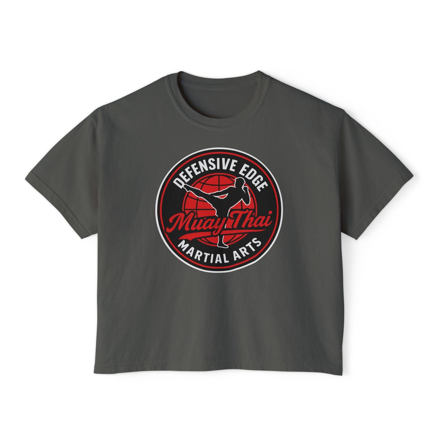 Women’s Oversized Boxy Tee - Muay Thai - Defensive Edge