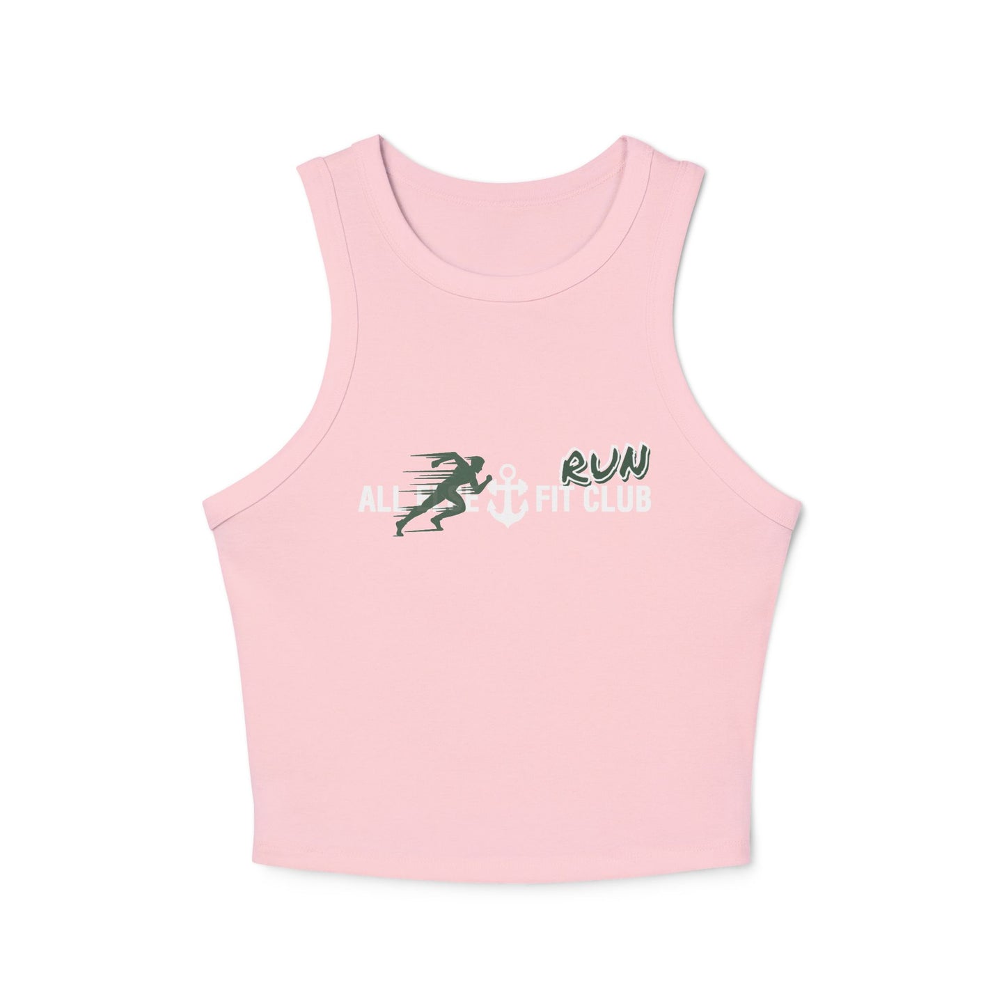 Ladies Ribbed Tank - AEFC : Run Club -All Else Fit Club