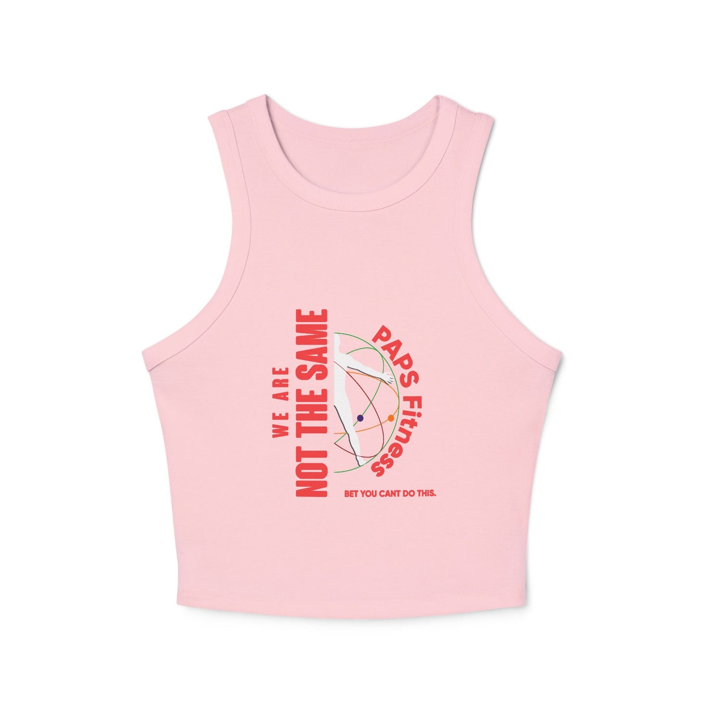 Ladies Ribbed Tank - We Are Not The Same -  PAPS FITNESS