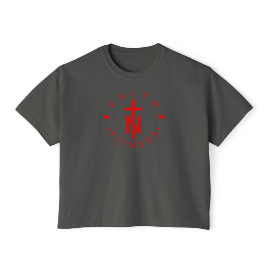 Women’s Oversized Boxy Tee - Faith N Fit