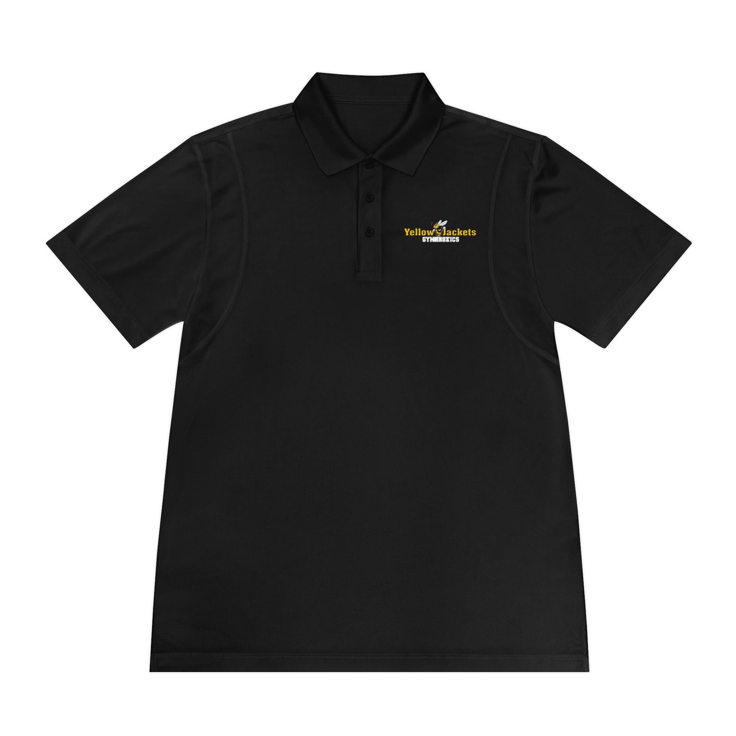 Performance Polo Shirt - Moisture Wicking - Yellow Jackets Gymnastics