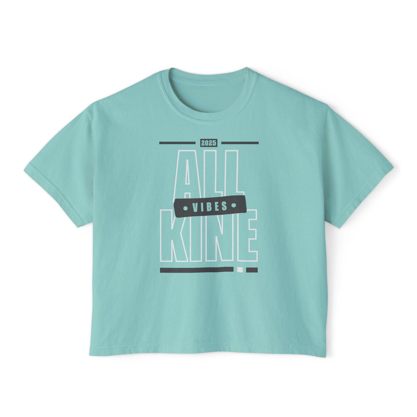 Women’s Oversized Boxy Tee  - Vibes -  All Kine