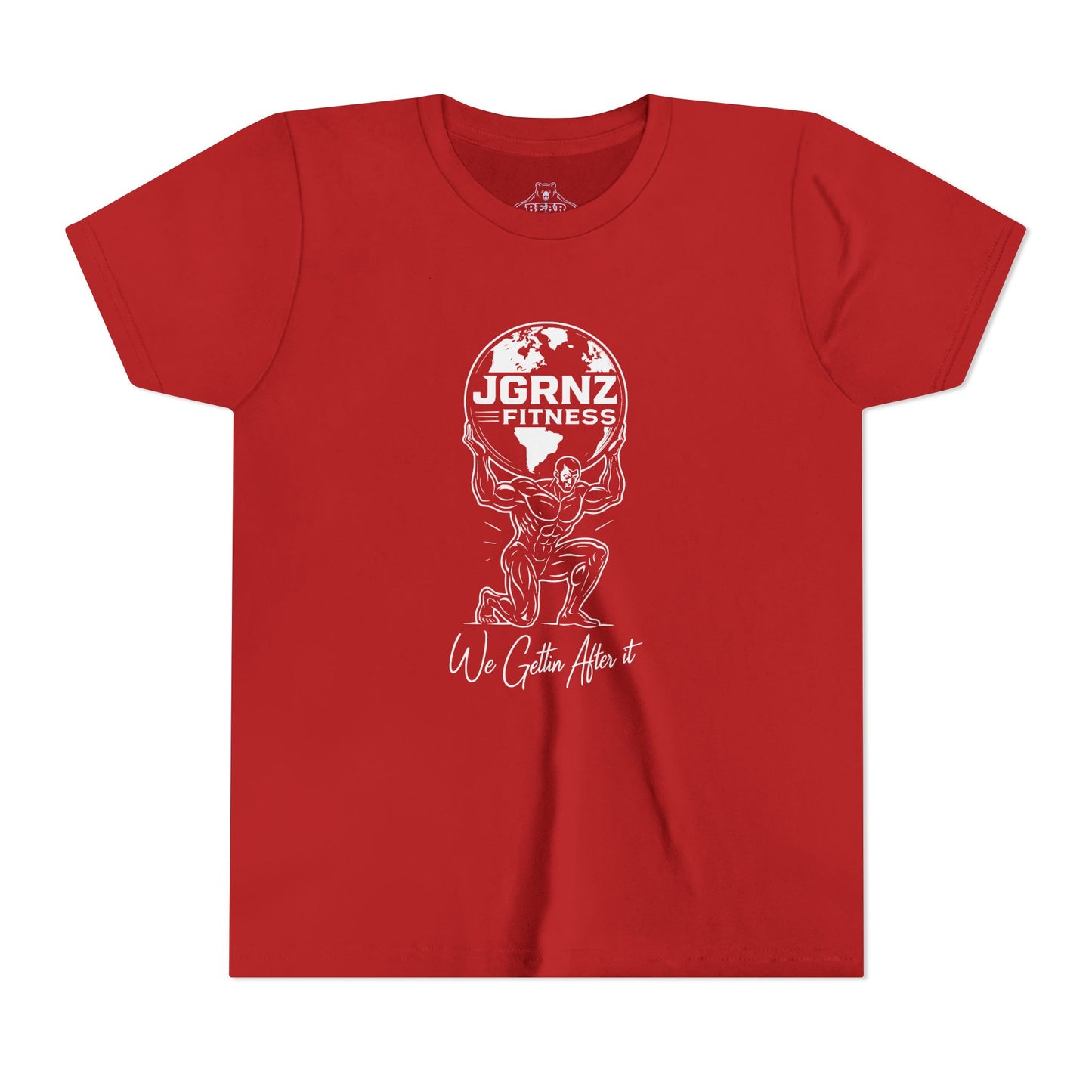 Youth Airlume Cotton Athletic  Tee - JGRNZ FITNESS