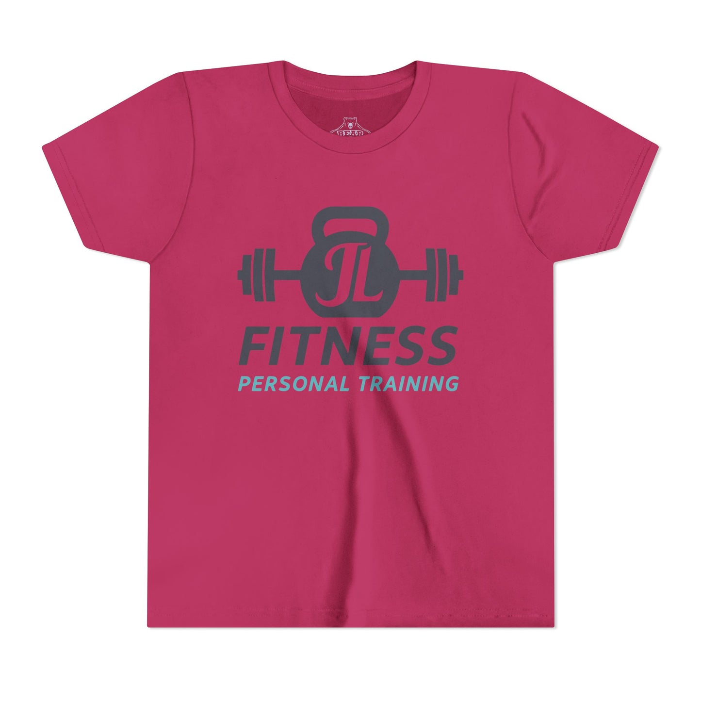 Youth Airlume Cotton Athletic  Tee - JL Kettlebell-JL Fitness