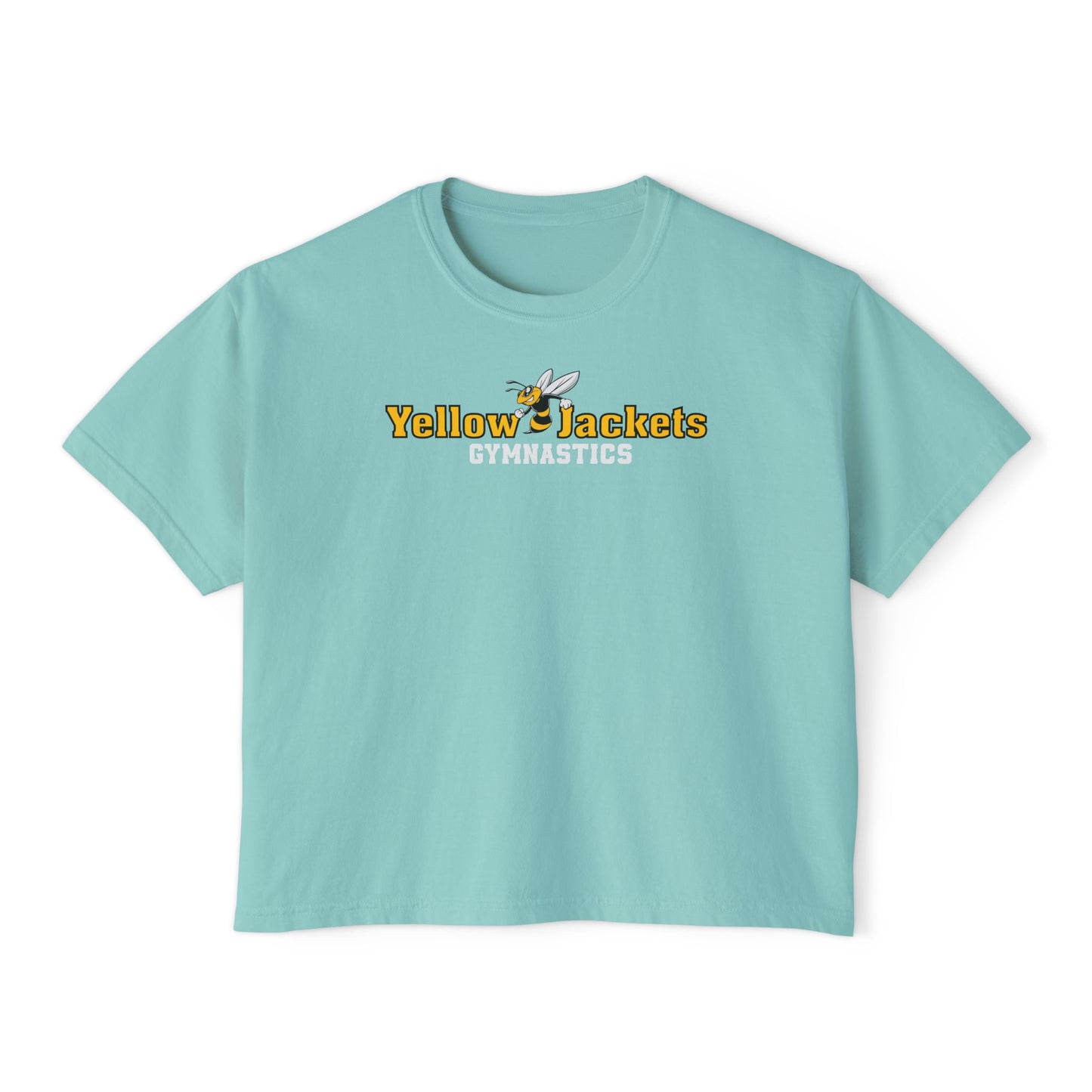 Women’s Oversized Boxy Tee - Yellow Jackets Gymnastics