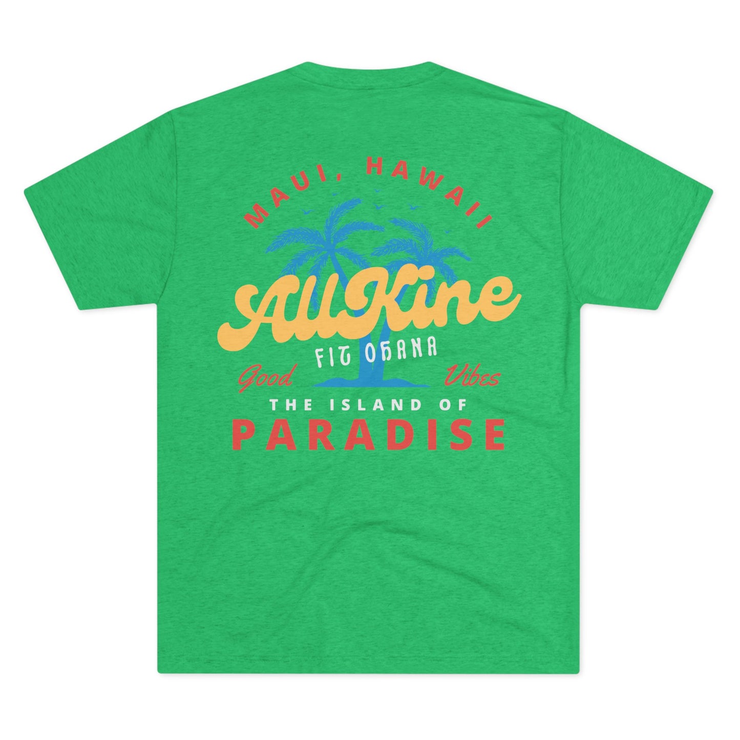 Next Level – Unisex 50/25/25 Tri blend Crew Tee - Paradise- All Kine