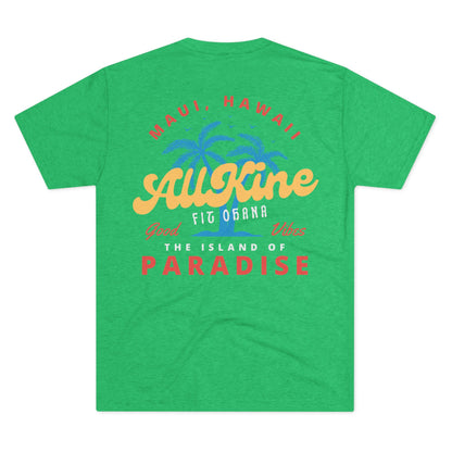 Next Level – Unisex 50/25/25 Tri blend Crew Tee - Paradise- All Kine