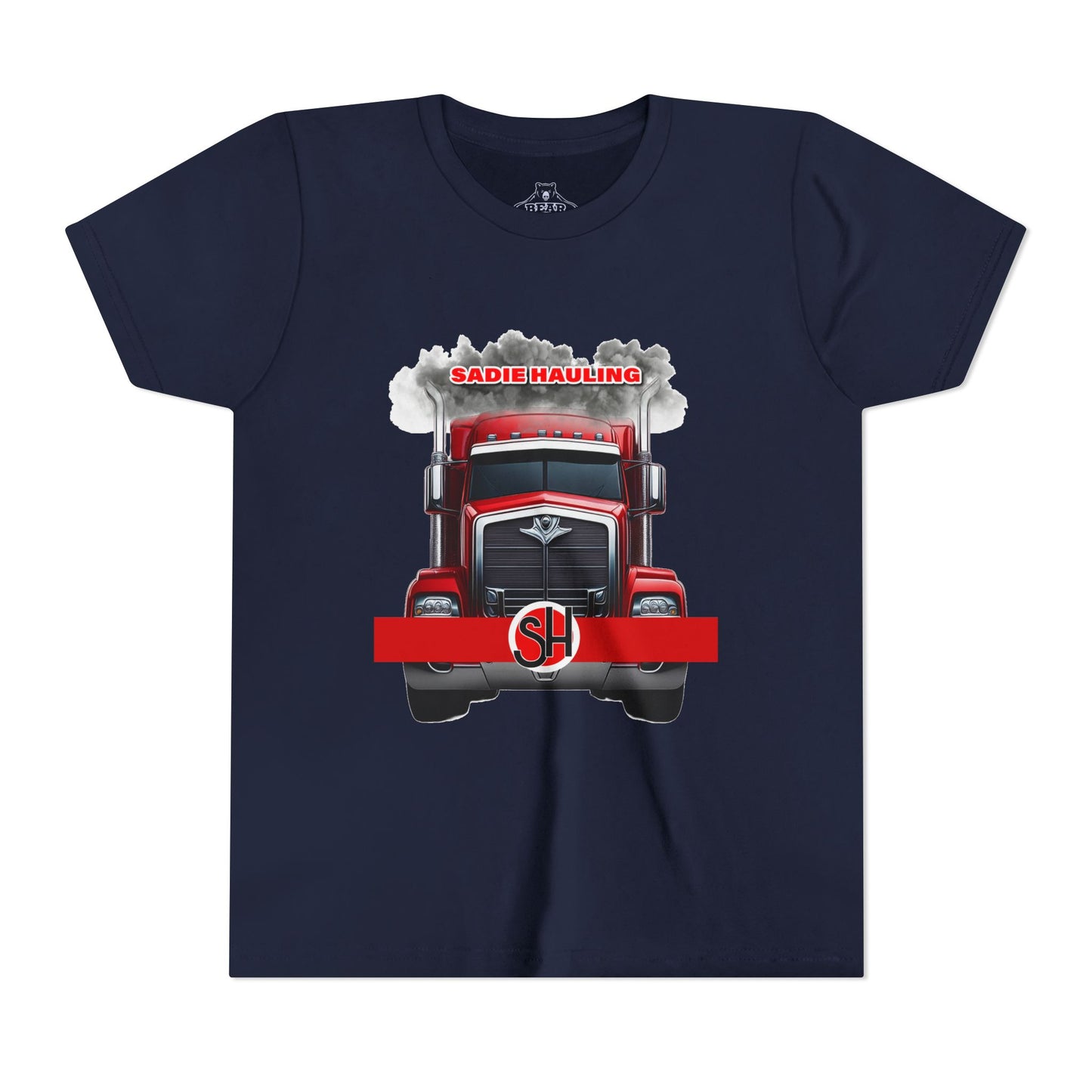 Youth Airlume Cotton Athletic  Tee - Sadie Hauling