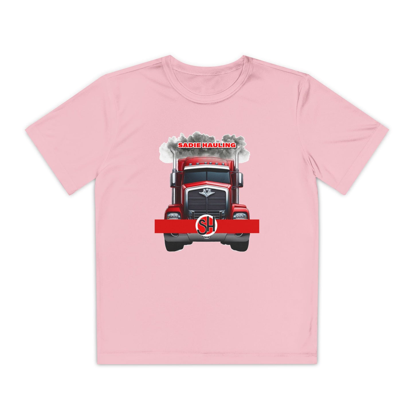 Youth Moisture-Wicking Performance Tee - Sadie Hauling