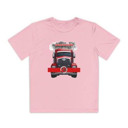 Youth Moisture-Wicking Performance Tee - Sadie Hauling