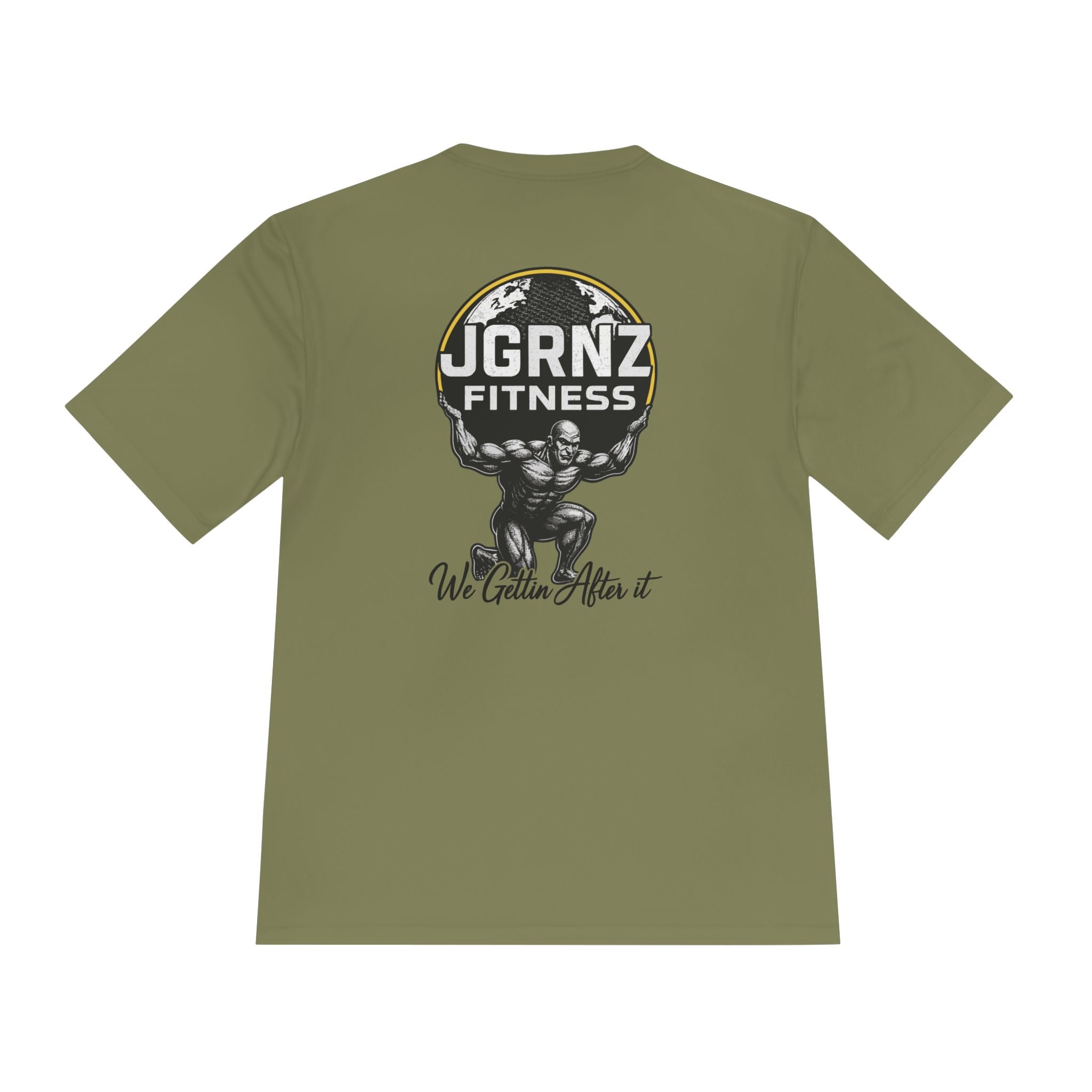 Moisture-Wicking Performance Tee - Steel Atlas - JGRNZ Fitness