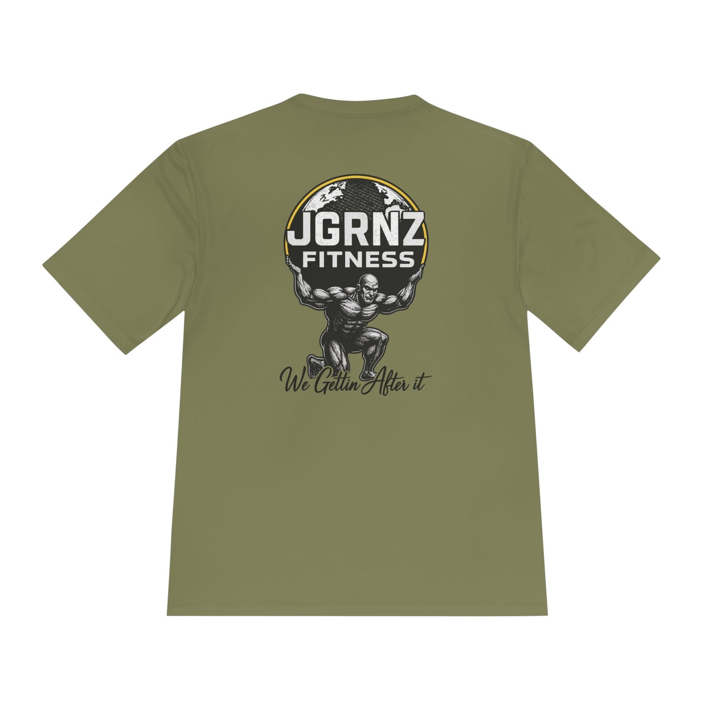 Moisture-Wicking Performance Tee - Steel Atlas - JGRNZ Fitness