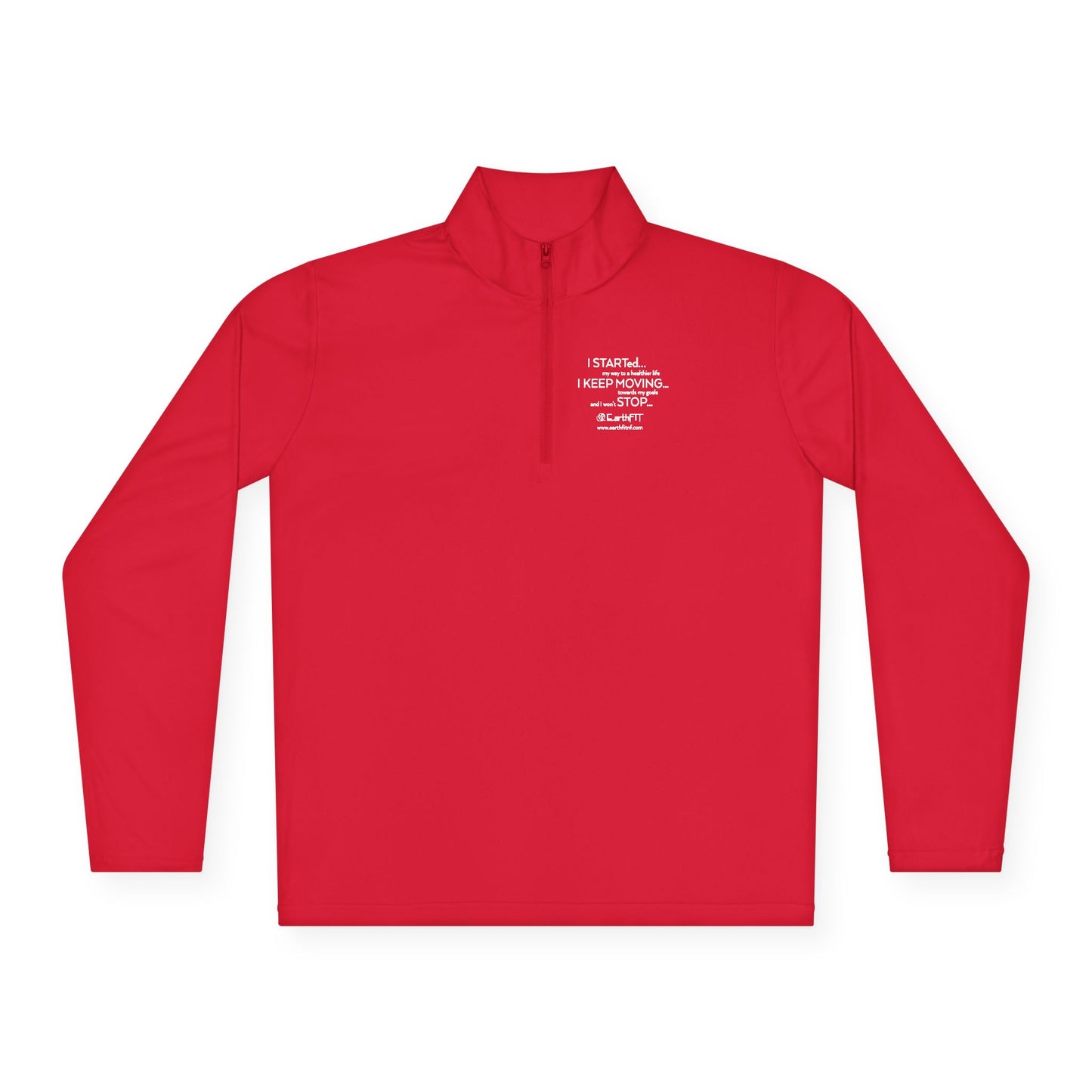 Men’s Performance Quarter-Zip Pullover -  Keep Moving- EarthFit