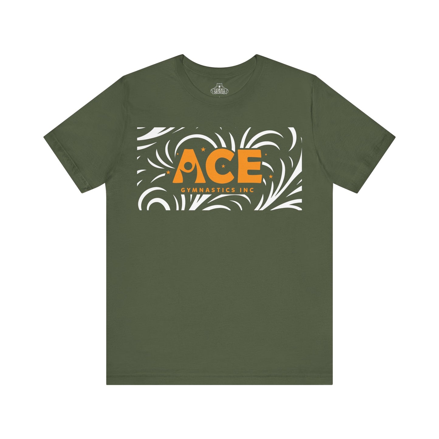 Airlume Cotton Athletic Tee - Pattern - Ace Gymnastics