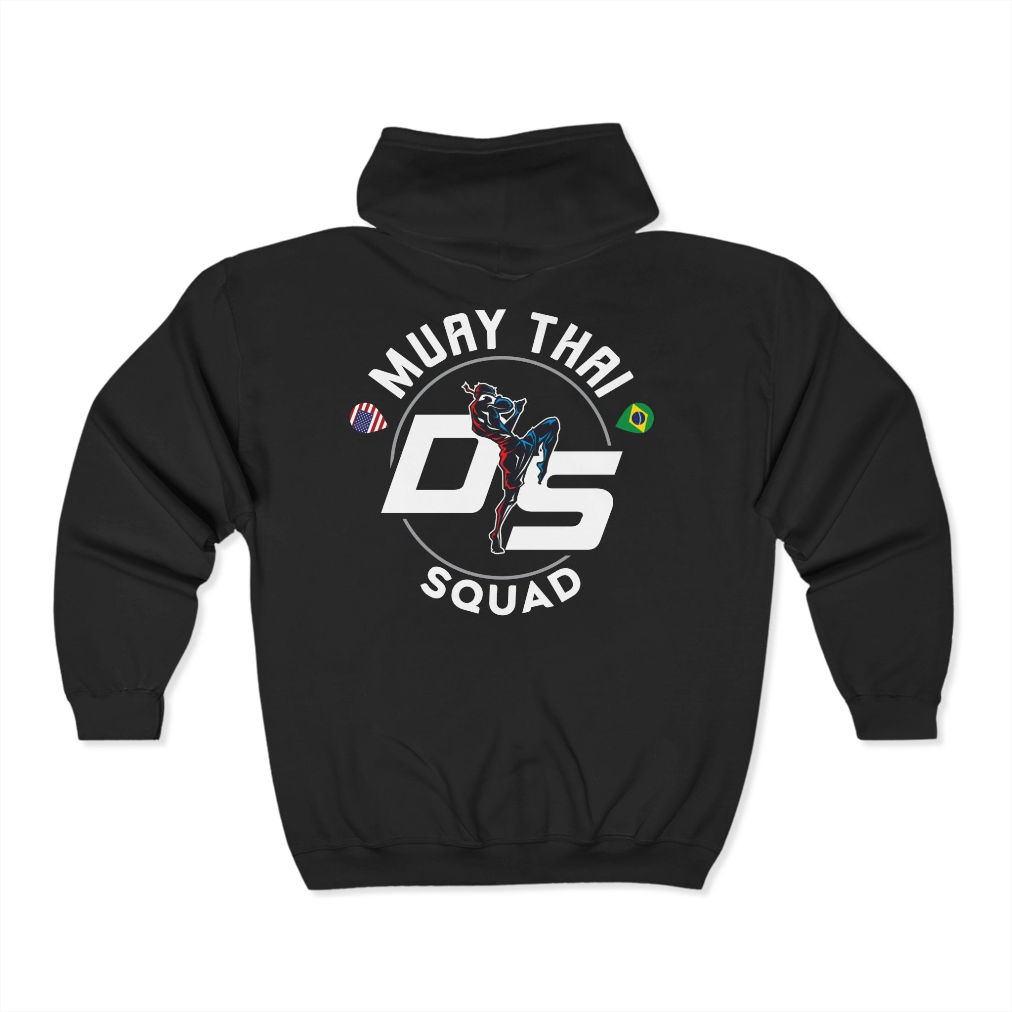 Classic Zip-Up Hoodie - DS Muay Thai Squad