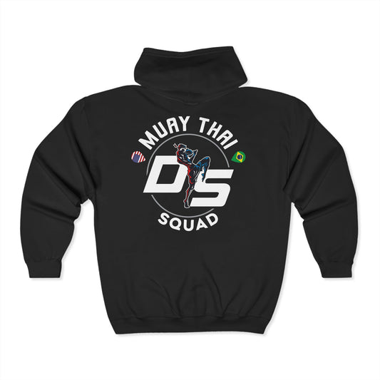 Classic Zip-Up Hoodie - DS Muay Thai Squad