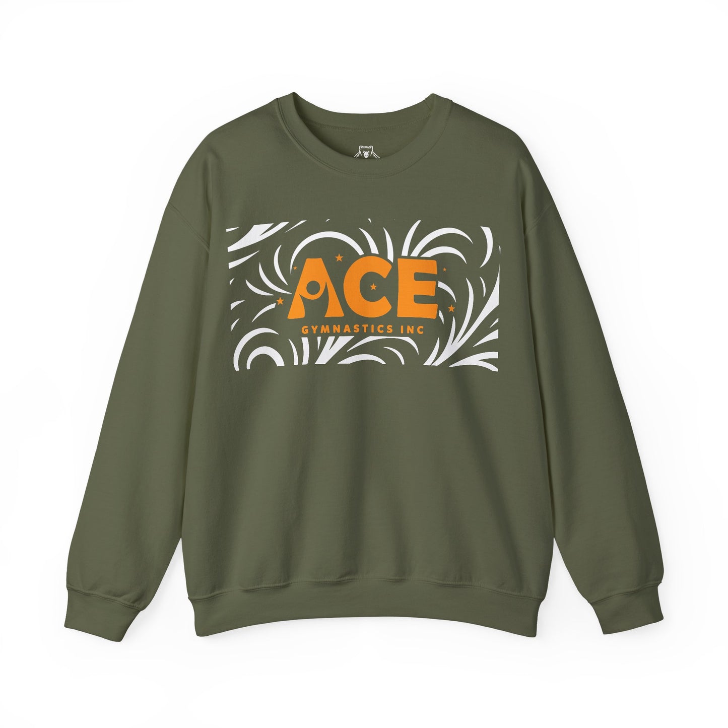 Perfect Soft Crewneck Sweatshirt - Pattern - Classic Fit - Ace Gymnastics