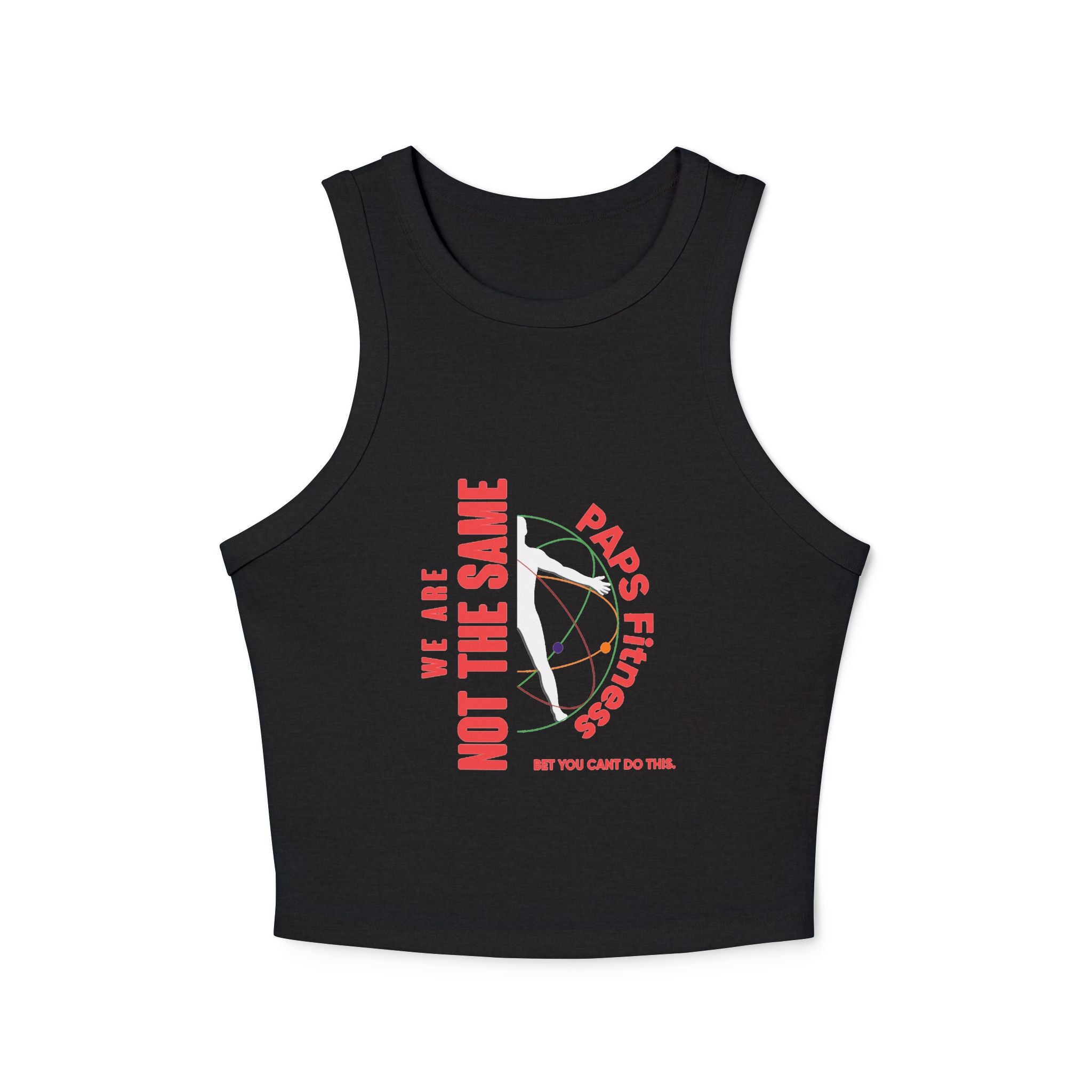 Ladies Ribbed Tank - We Are Not The Same -  PAPS FITNESS