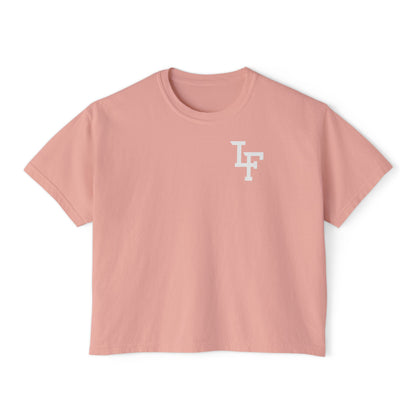Women’s Oversized Boxy Tee - PMP - LITTLETON FITNESS