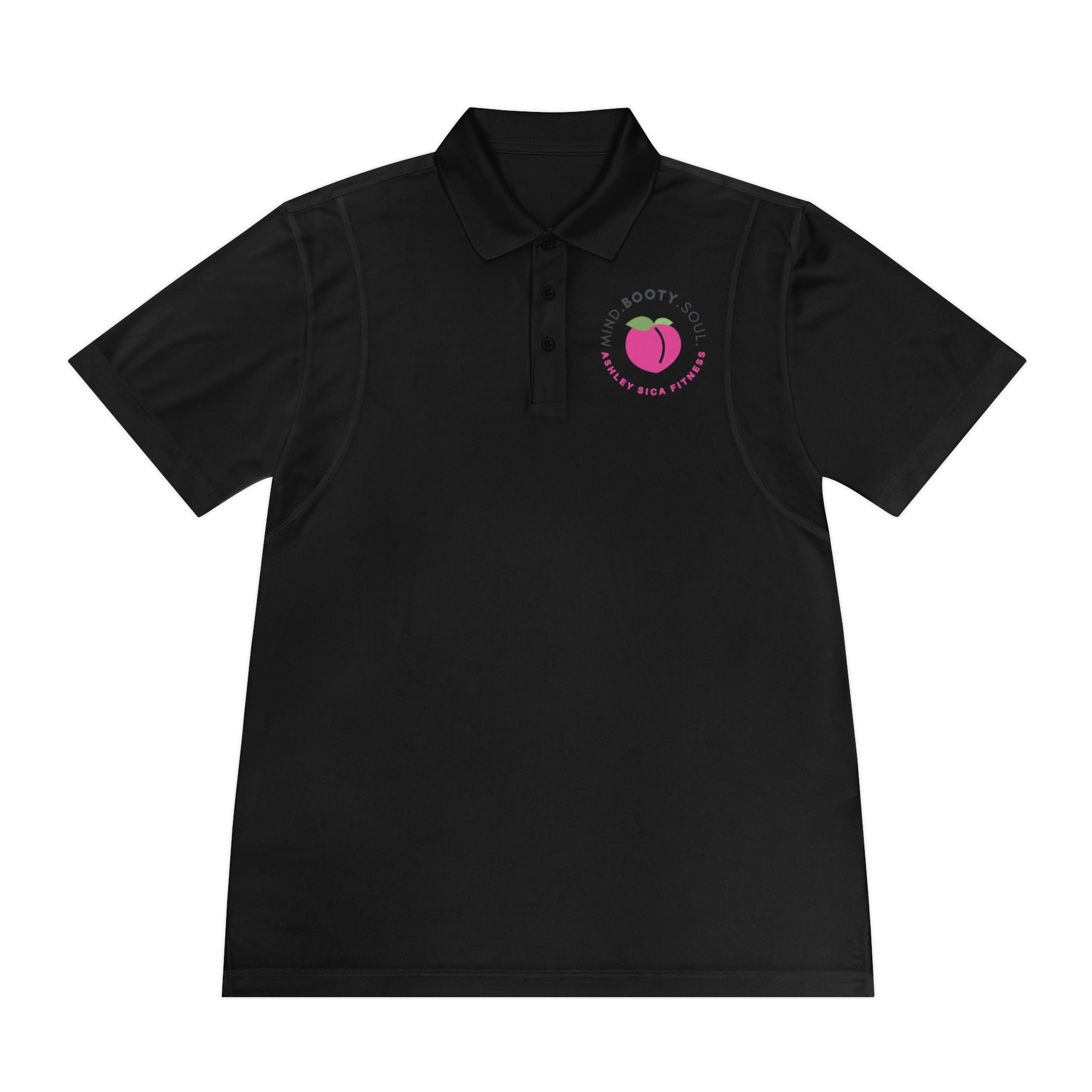 Performance Polo Shirt - Moisture Wicking - MBS  - Ashley Sica Fitness