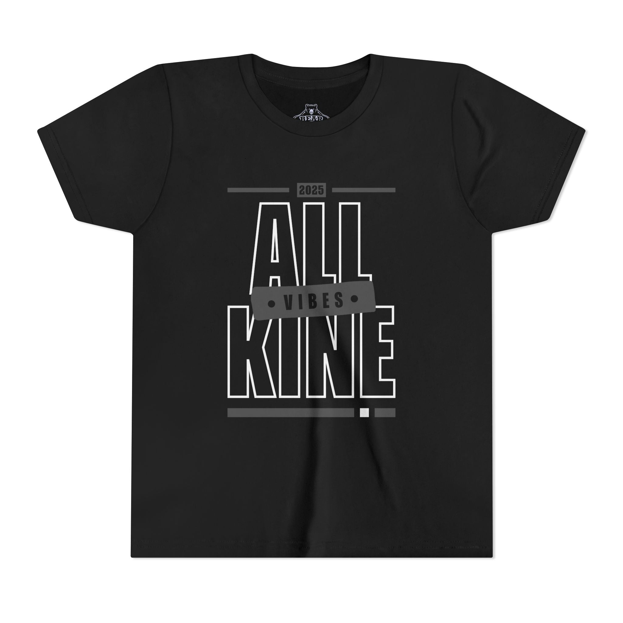 Youth Airlume Cotton Athletic  Tee - Vibes - All Kine