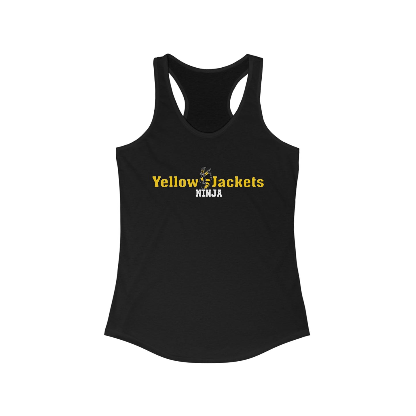 Ladies Racerback Tank - Yellow Jackets Ninja