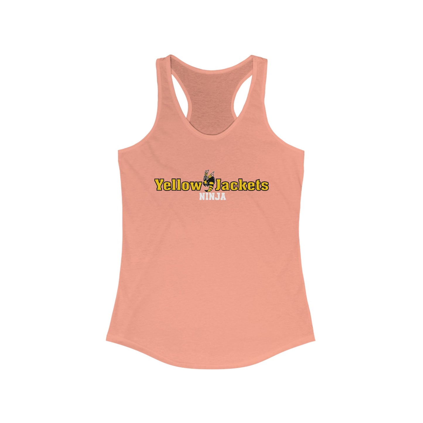 Ladies Racerback Tank - Yellow Jackets Ninja