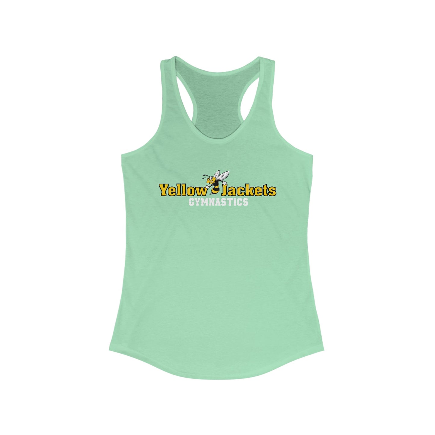 Ladies Racerback Tank - Yellow Jackets Gymnastics