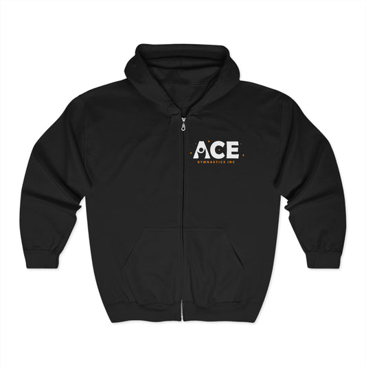 Classic Zip-Up Hoodie - Ace Gymnastics