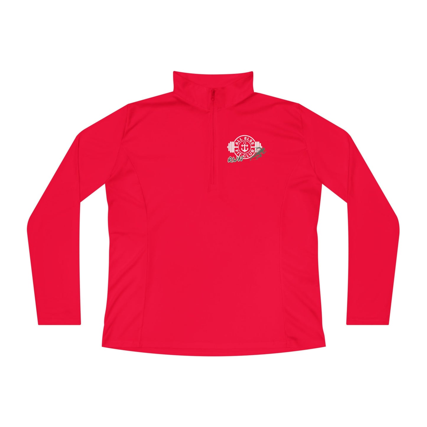 Ladies’ Quarter-Zip Pullover - AEFC : Run Club -All Else Fit Club
