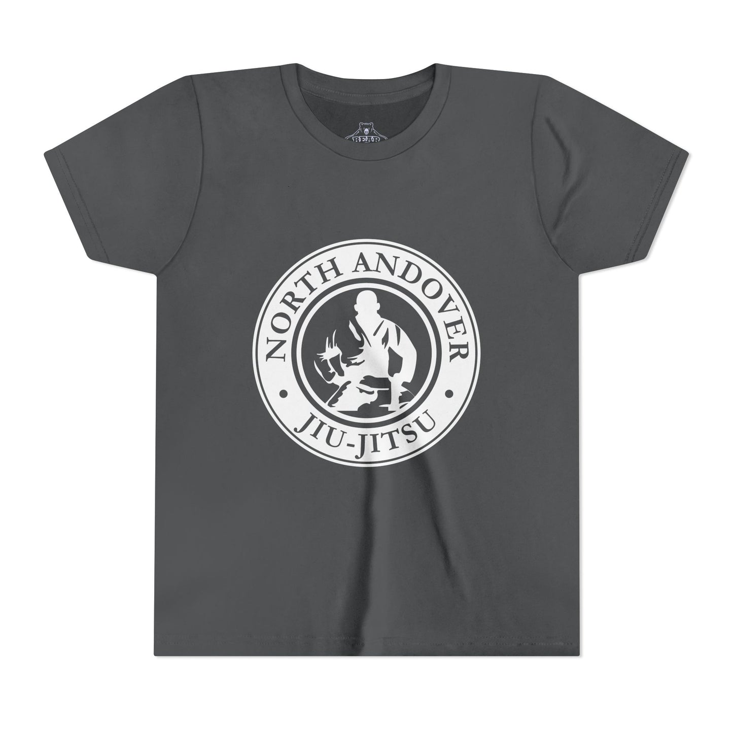 Youth Airlume Cotton Athletic  Tee - North Andover Jiu - Jitsu