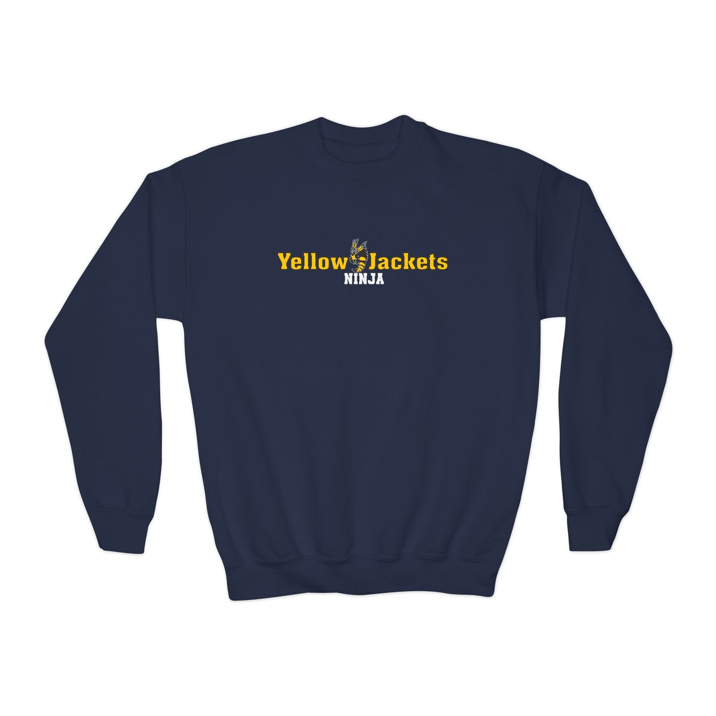 Youth Perfect Soft Crewneck Sweatshirt - Yellow Jackets Ninja