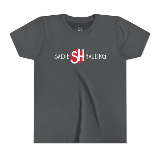 Youth Airlume Cotton Athletic  Tee - SH2 - Sadie Hauling