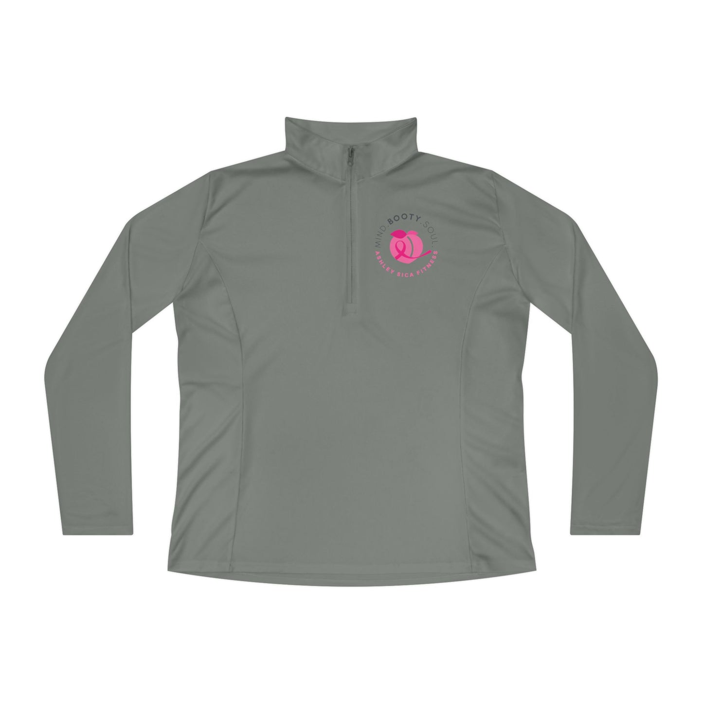 Ladies’ Quarter-Zip Pullover - ASF - Ashley Sica Fitness