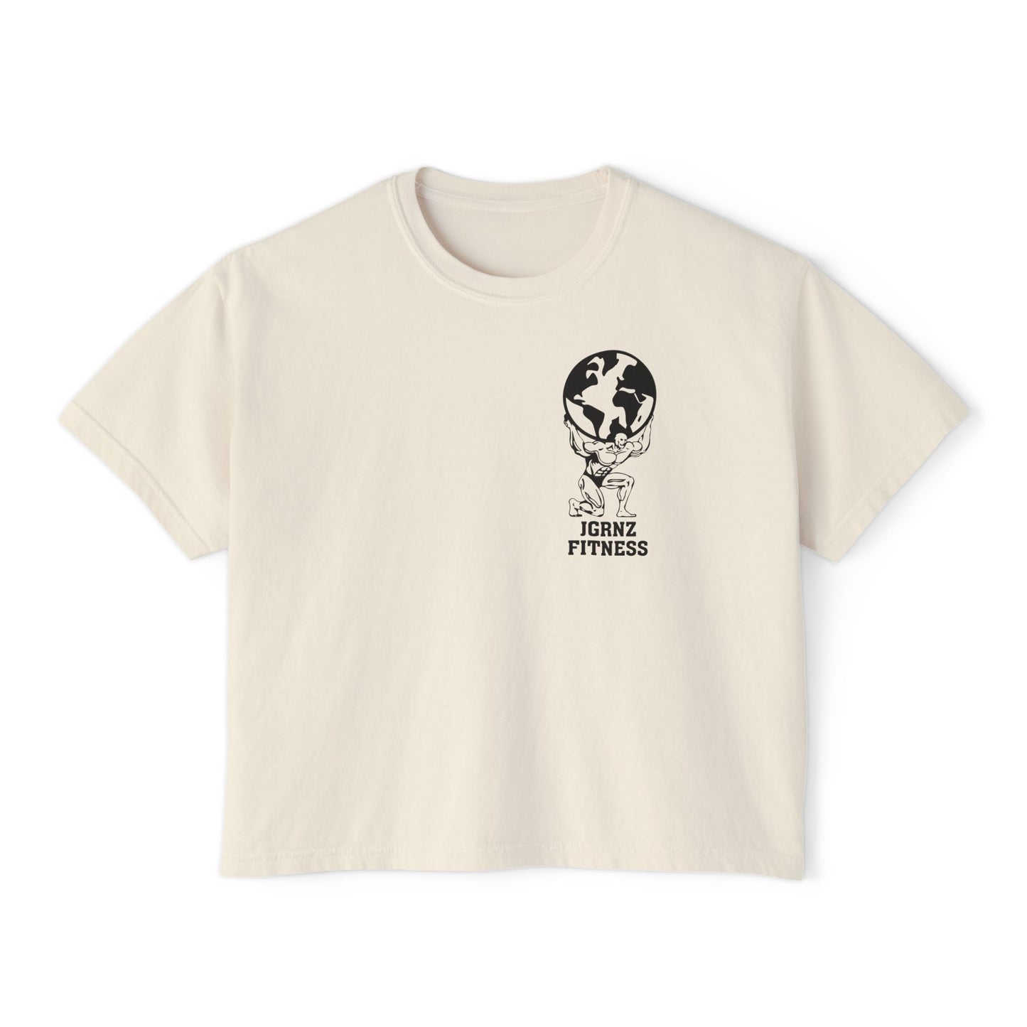 Women’s Oversized Boxy Tee -FB - JGRNZ Fitness 