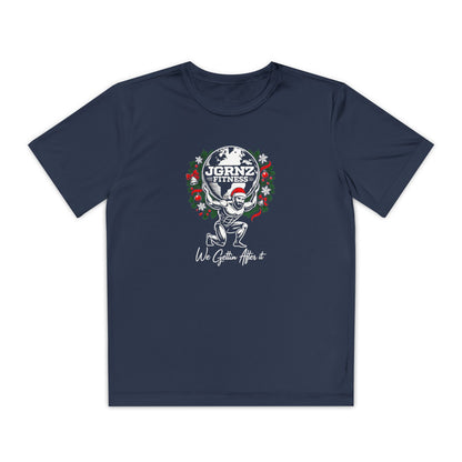 Youth Moisture-Wicking Performance Tee - Christmas- JGRNZ FITNESS