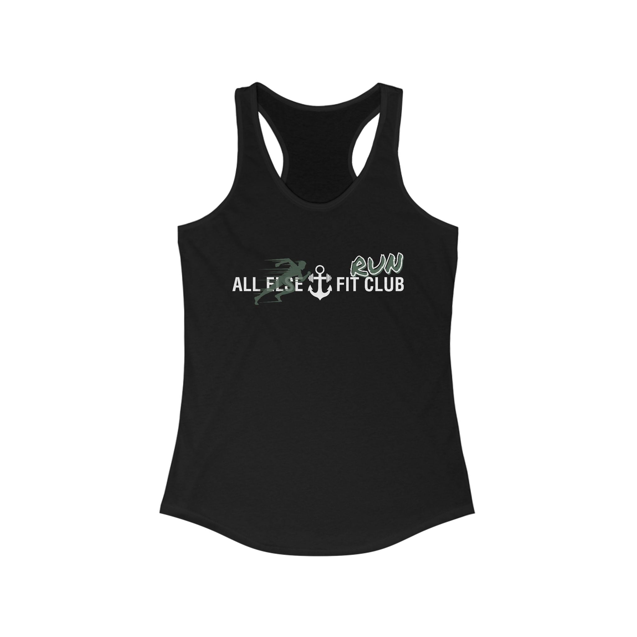 Ladies Racerback Tank - AEFC : Run Club -All Else Fit Club