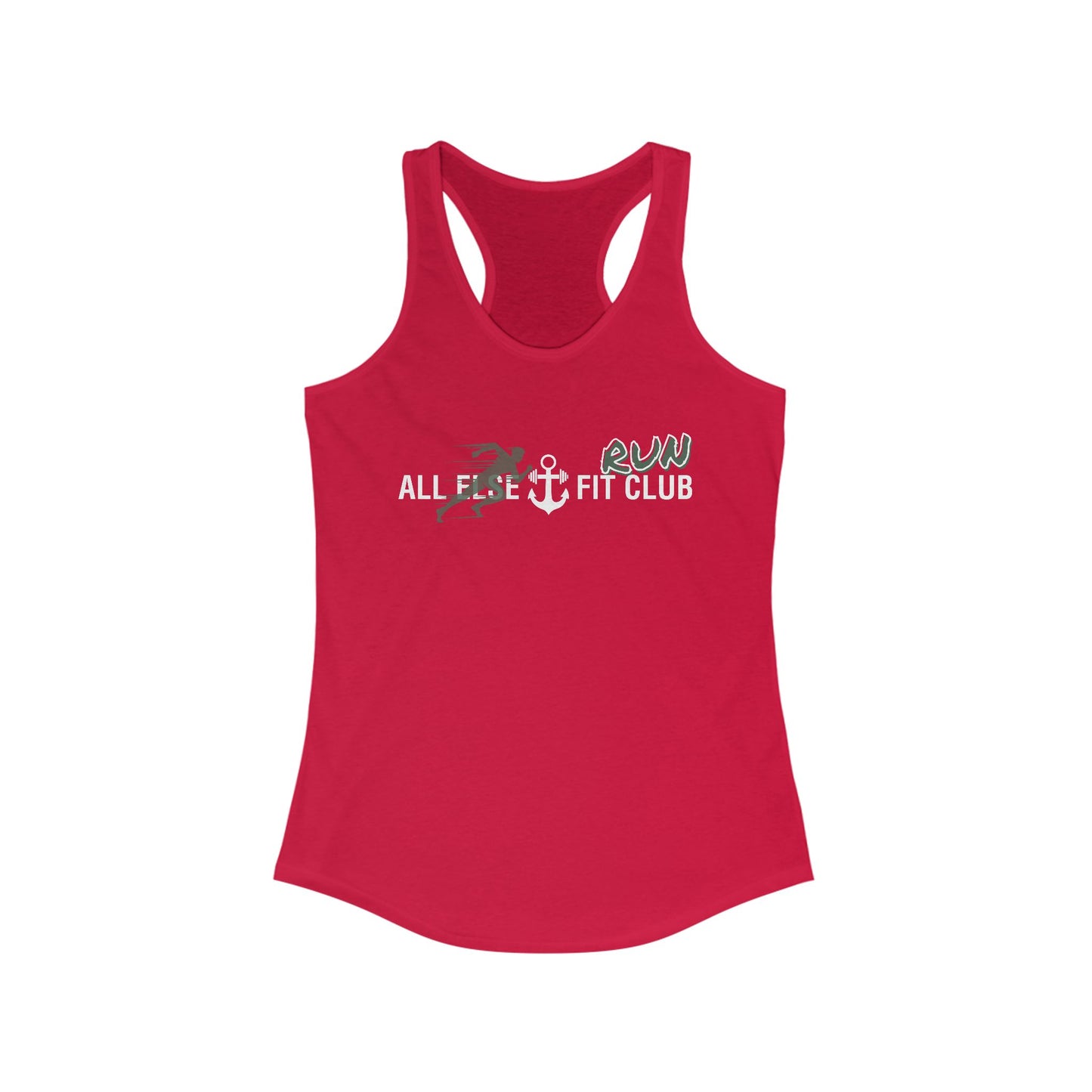 Ladies Racerback Tank - AEFC : Run Club -All Else Fit Club